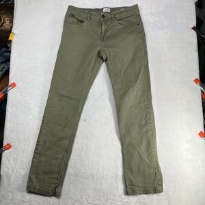 C&A Regular Jeans Men's Olive Green Denim Stretch Pockets Zip Fly Y2K - 33X32‎